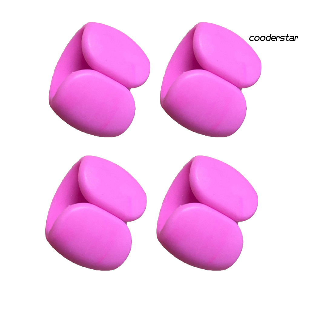 Set 4 Kẹp Giữ Dây Cáp Bằng Silicon Tiện Dụng