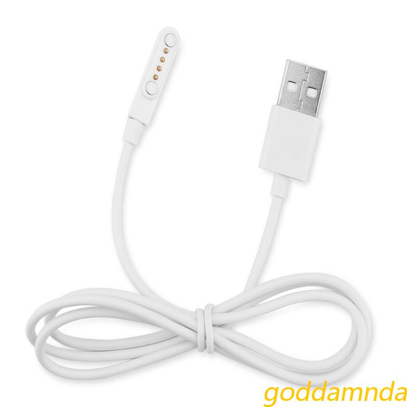 Dây Cáp Sạc Từ Tính 4pin USB 4 Pin Chuyên Dụng Cho Đồng Hồ Thông Minh KW18 KW88 KW98 Watch S