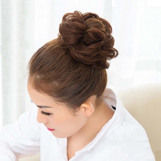 Búi tóc giả xoăn co giãn