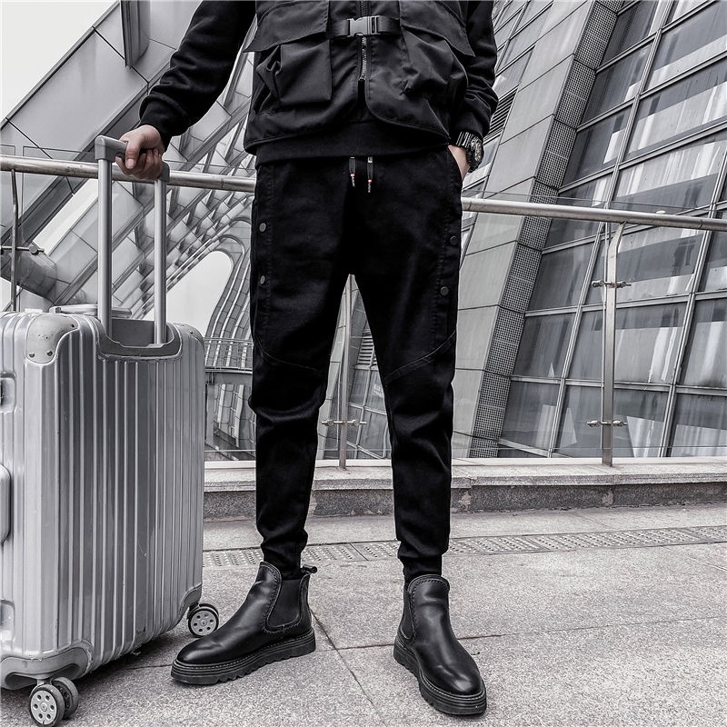 Quần Jean Dài Dáng Ôm Thiết Kế Mới Thời Trang Theo Phong Cách Hàn Quốc Cho Nam