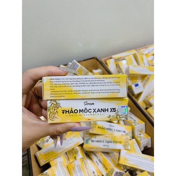 Serum thảo mộc xanh x5 ( 2 lọ )