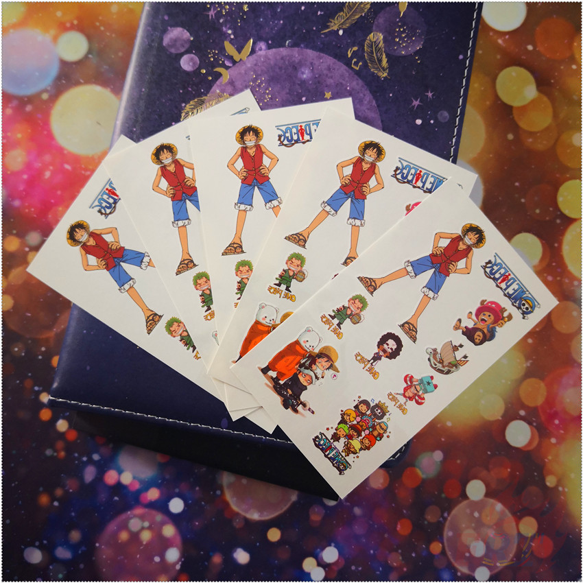 ✿ Miếng Dán Hình Xăm Tạm Thời mini one piece series 01 - anime 01 ✿ 1 Tấm Hình Xăm Dán Chống Nước zoro Quyến Rũ Cho Tay / Chân / Cơ Thể