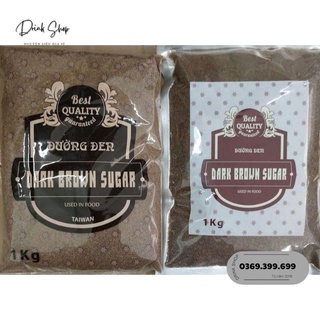 Đường Đen Đài Loan túi bạc, túi in - Gói 1kg