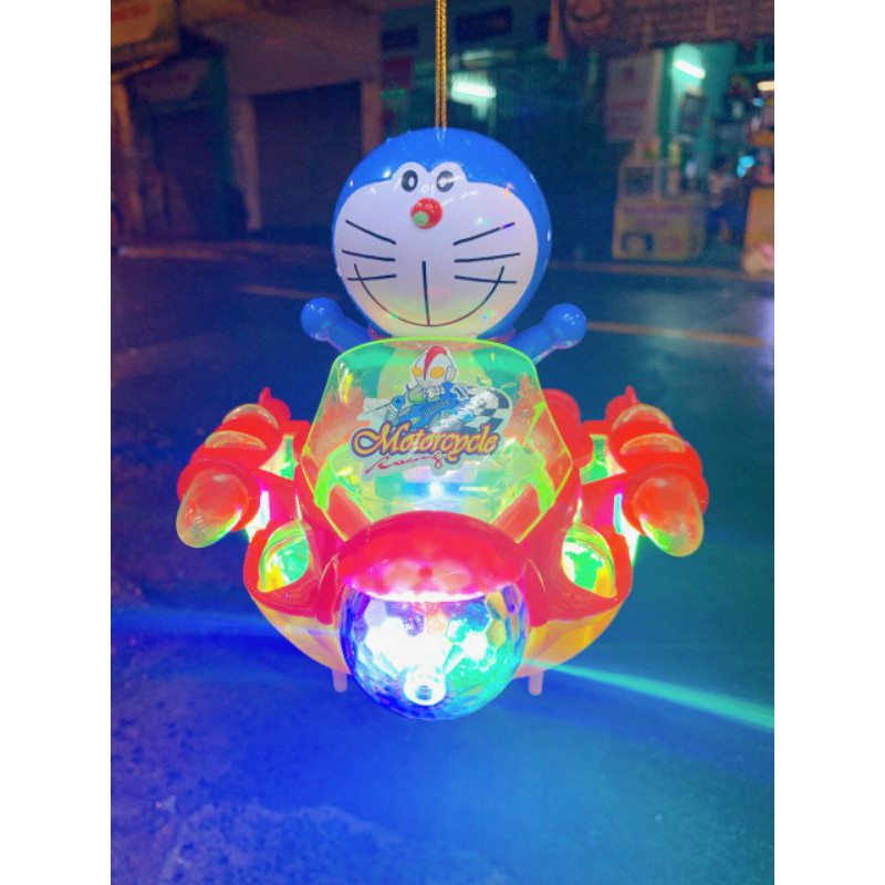 Lồng đèn Doraemon lái motor - lồng đèn trung thu