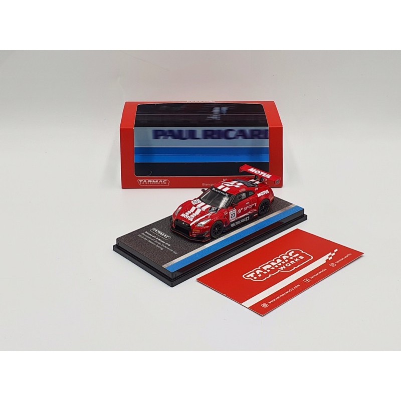 Xe Mô Hình Nissan GT-R Nismo GT3 Blancpain GT Series Endurance Cup 2018 Tỉ lệ 1:64 Hãng sản xuất Tarmac Works ( Đỏ )