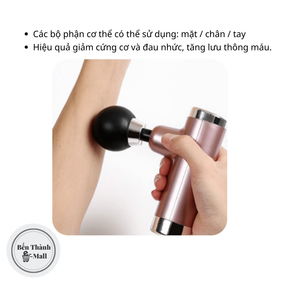 ✈️ [Freeship] Máy massage cầm tay Fascia Gun phiên bản mini [Massage rung đa tần số]