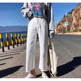 Quần Jeans Ống Rộng