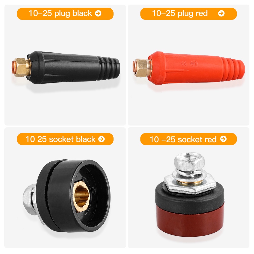 Set đầu và ổ cắm nhanh EKEZ cho máy hàn điện tử cỡ nhỏ 10 - 25