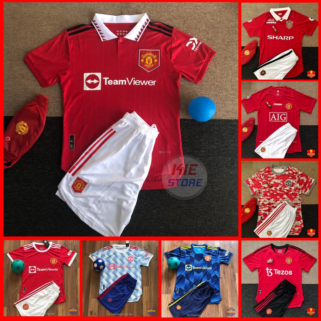Bộ quần áo bóng đá CLB Manchester United phiên bản SPF/ Bộ quần áo bóng đá MU vải Thái cao cấp