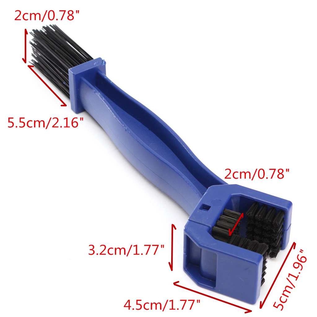 Bàn Chải Chà Sên 3D , bàn chải vệ sinh sên xích xe máy, xe đạp , xích tải