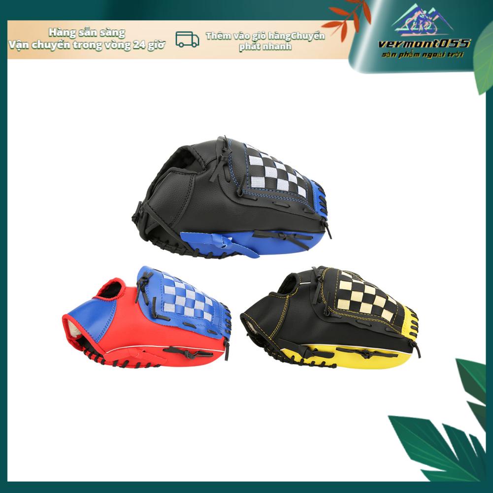Vermont055 PU Leather Baseball Glove Practicing Training Competition Gloves for Teenager Children