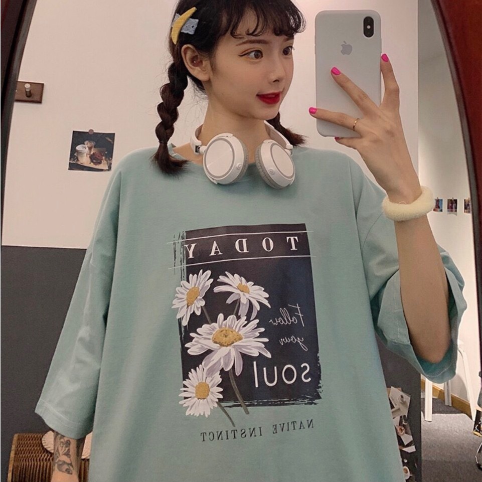 Áo Thun in hình thời trang unisex phong cách oversize FOLLOW YOURS Tee phông cotton co giãn cặp đôi nam nữ tay lỡ mùa hè