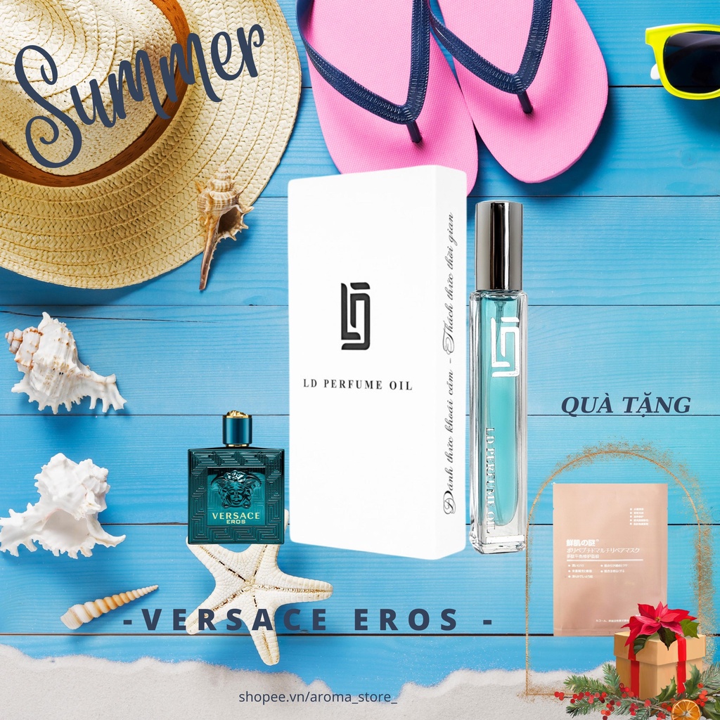 LD Perfume Oil tinh dầu nước hoa Pháp VERSACE EROS 12ml