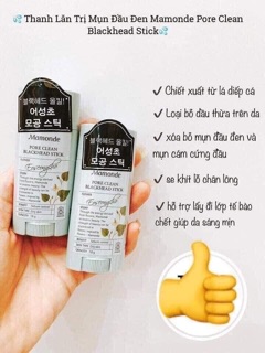 Thanh Lăn Mụn Đầu Đen Mamonde