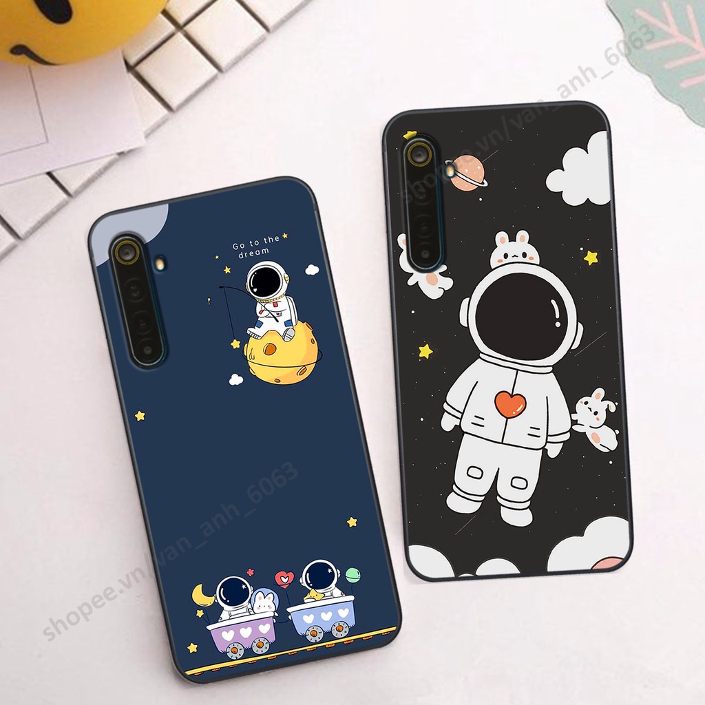Ốp Realme 6 / 6 Pro hình bầu trời, phi hành gia đẹp, ốp lưng điện thoại realme viền dẻo cao cấp