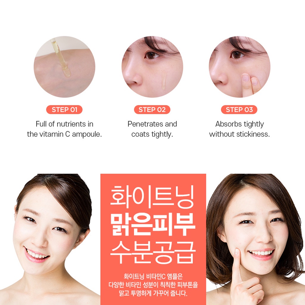 Naturekind -  Whitening Mega Vitamin Ampoule  / Vitamin Làm Trắng Da