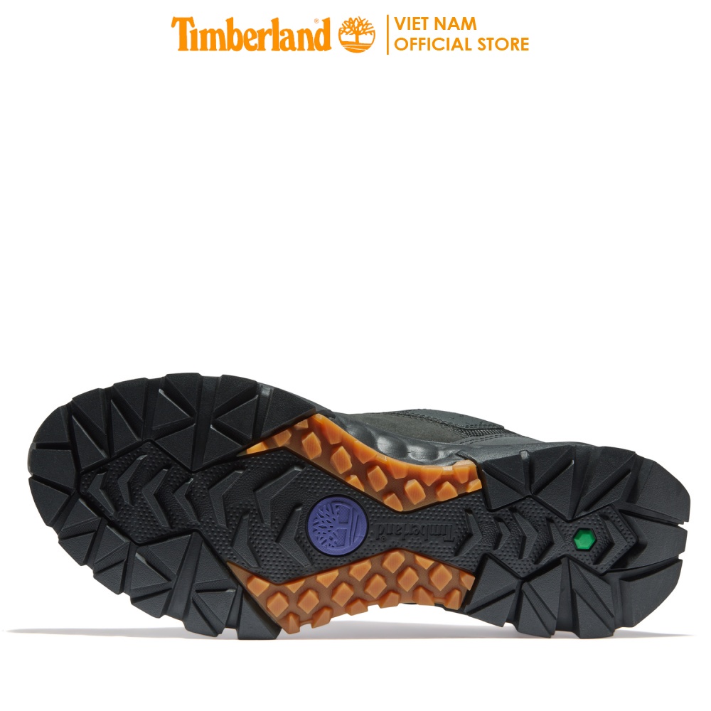 [SALE] Timberland Giày Thể Thao Nam Solar Ridge Waterproof and Fabric Hiker - Black Nubuck - TB0A2G1N