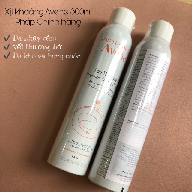 Xịt khoáng Avene Chính hãng Pháp 300ml