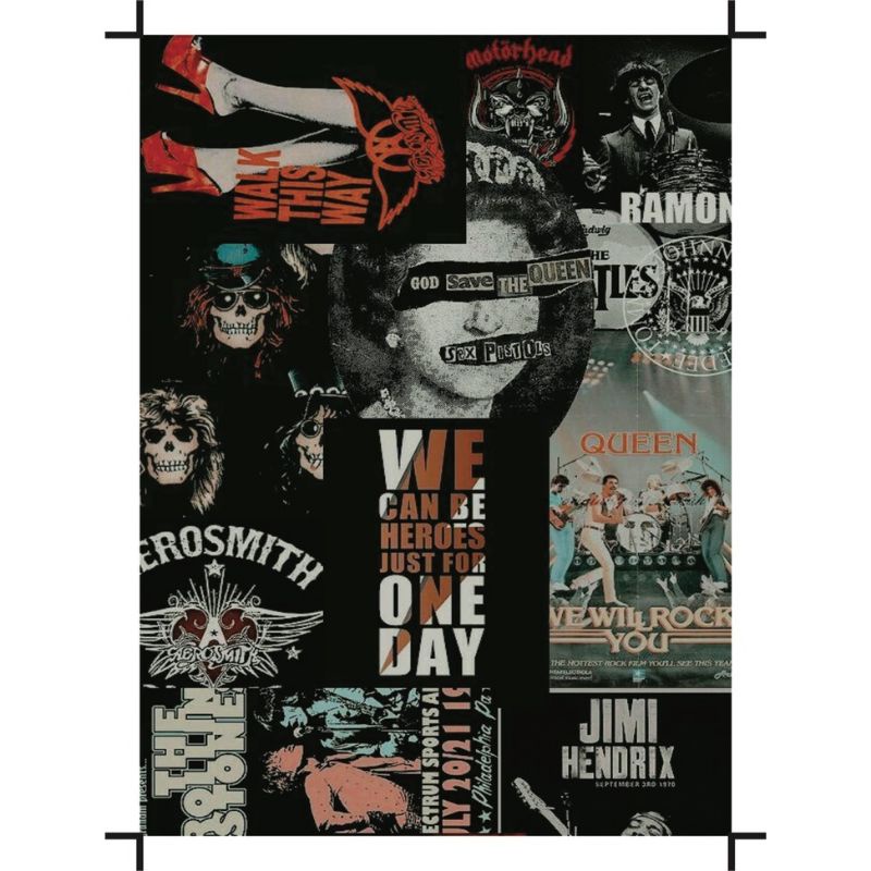 Decal poster dán tường trang trí cửa hàng cafe cổ điển
