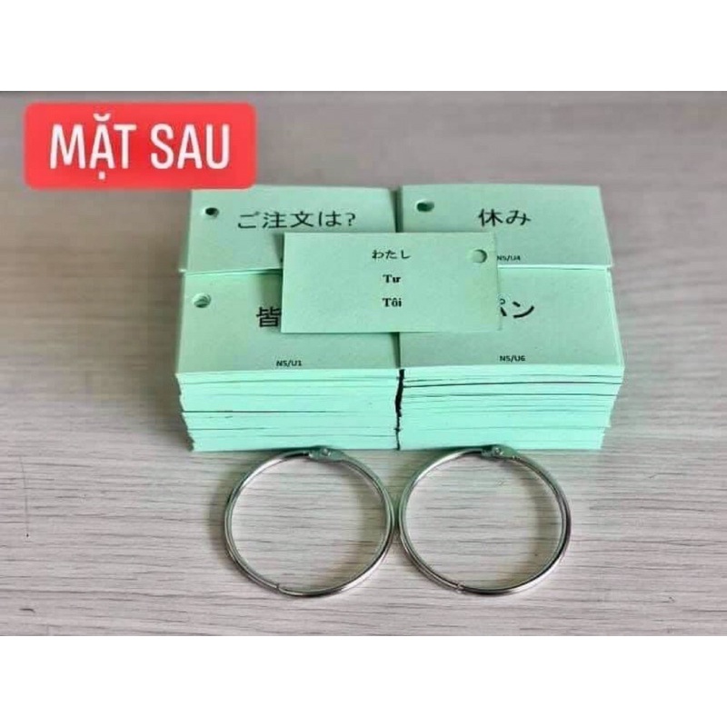 Flashcard Từ Vựng Tiếng Nhật N5 1000 từ vựng  Giá Tốt