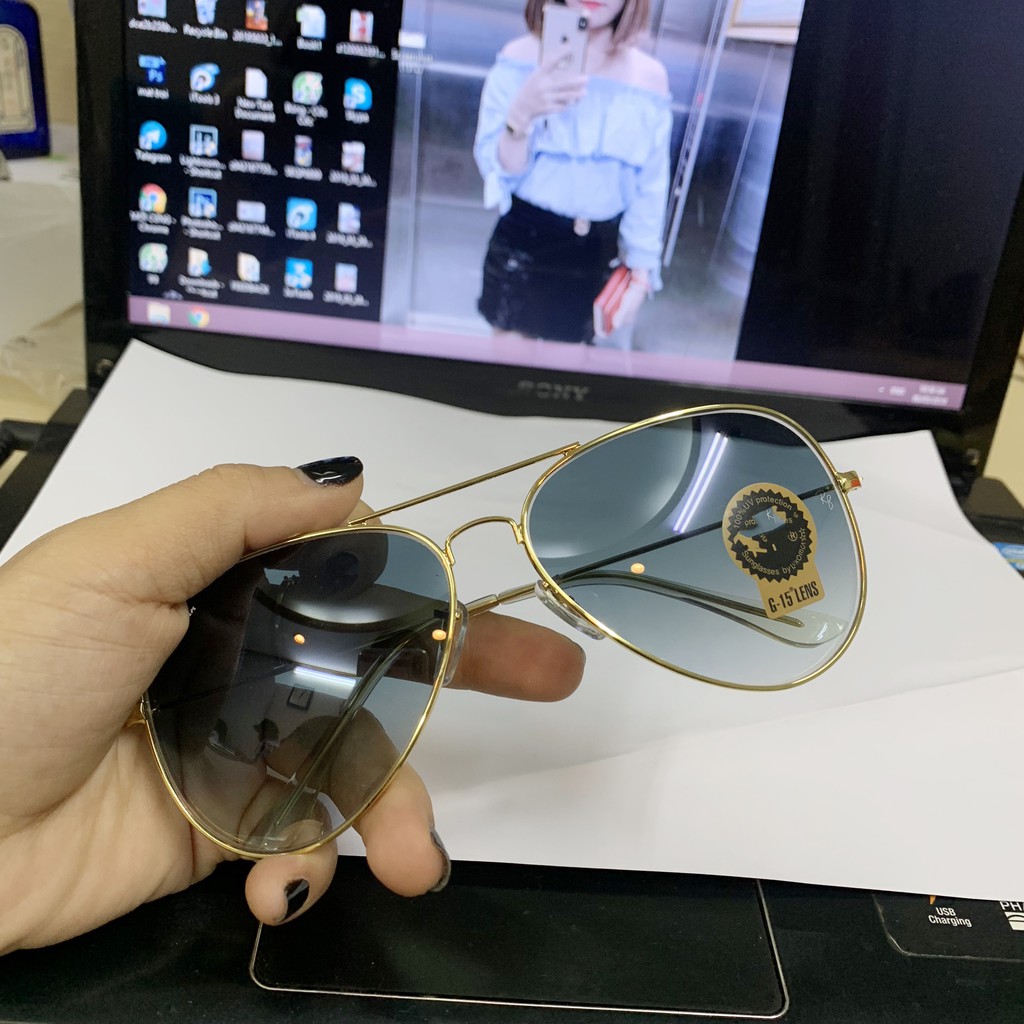 Kính nam Rayban màu Sương Khói | BigBuy360 - bigbuy360.vn