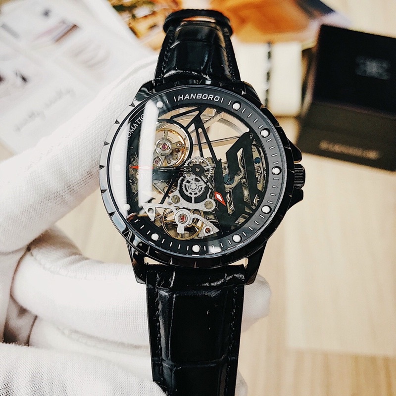 Đồng Hồ Nam Automatic Tự động hanboro By Huboler Authentic