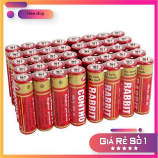 40 Viên Pin Tiểu AA - Pin con thỏ - Pin rabbit