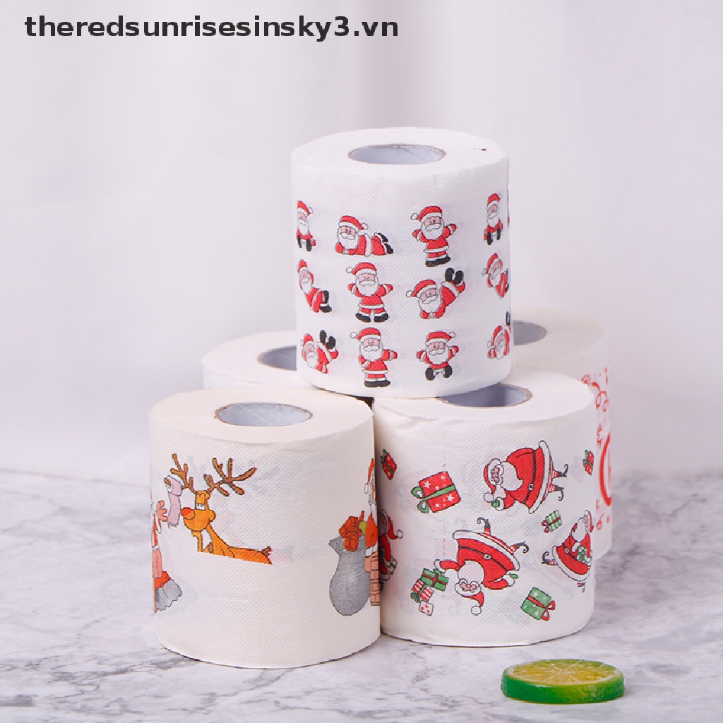 Cuộn Giấy Vệ Sinh Trang Trí Giáng Sinh Đẹp Mắt