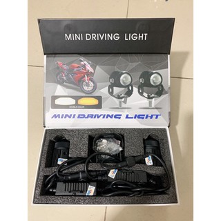 Đèn Trợ Sáng [ 2 Màu ] Mini Cốt Vàng Pha Trắng < Giá 1 Đèn>