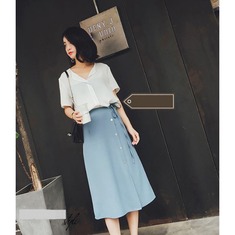 Chân Váy Phối Nút Fashion | BigBuy360 - bigbuy360.vn