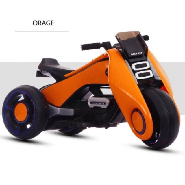 Xe Mô Tô Điện Cho Trẻ em Trên 1 Tuổi - Đỏ -Đen - Trắng - Cam