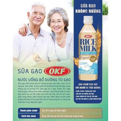Nước Gạo Rang OKF Rice Milk Hàn Quốc Chai 1,5 Lít