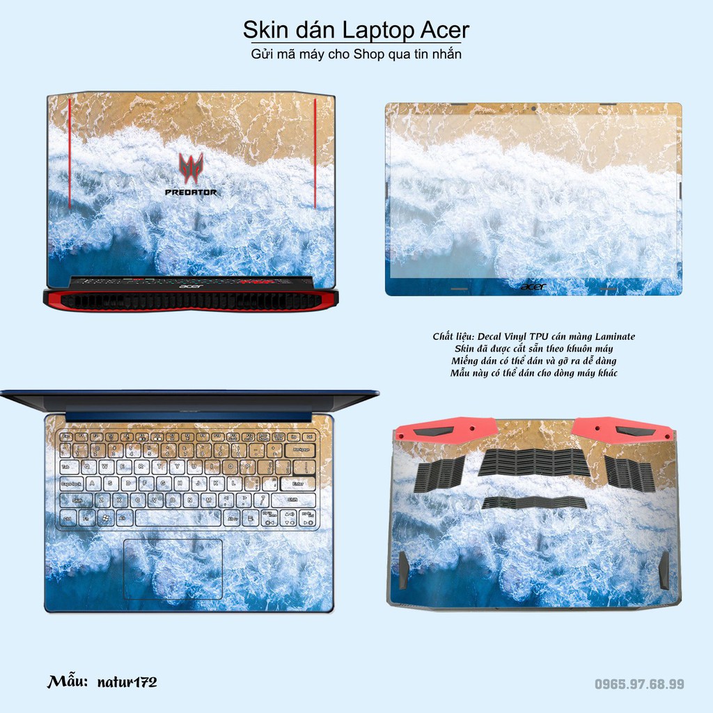 Skin dán Laptop Acer in hình thiên nhiên _nhiều mẫu 6 (inbox mã máy cho Shop)