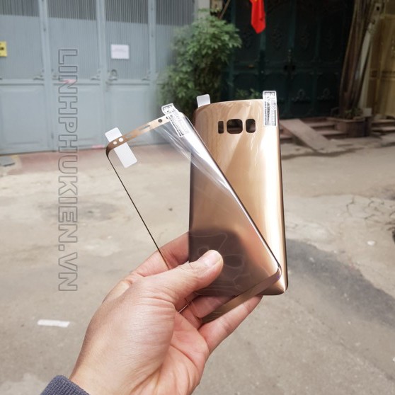 Dán Film 3D Cường lực dẻo chống vỡ Full màn hình Samsung Galaxy S8 - S8 Plus