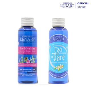 Combo Nước tẩy trang Eau Micellaire 100ml (HSD 07/2022) và Toner Hoa Tiare 100ml Christian Lenart (cho da thiên dầu)