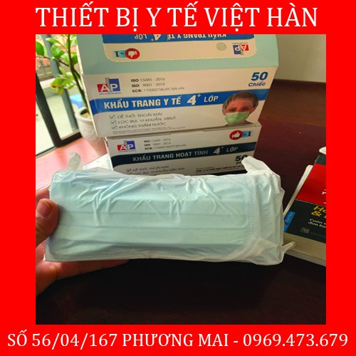 KHẨU TRANG Y TẾ KHÁNG KHUẨN 4 LỚP AN PHÚ