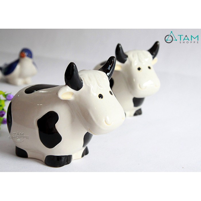 Mô hình Bò sữa bằng gốm TTTM