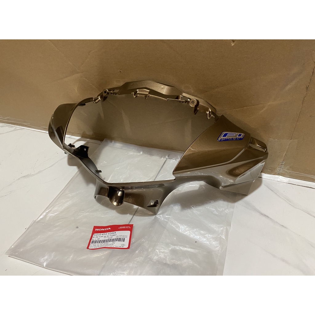 Bộ nắp trước tay lái FUTURE 125 năm 2012-2013-2015 màu Vàng nâu.