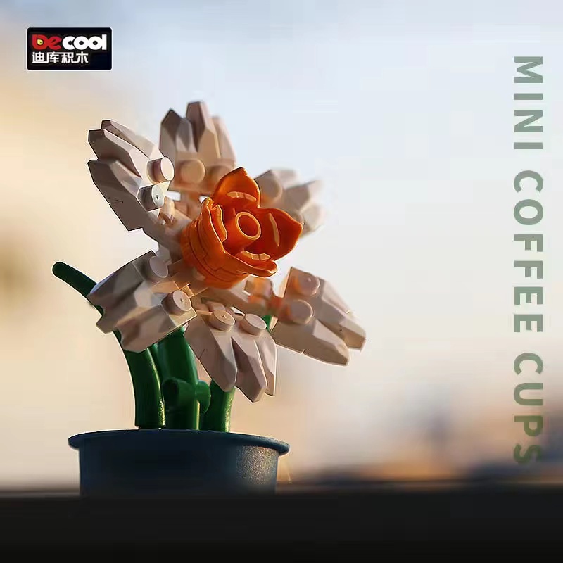 DECOOL Bộ Đồ Chơi Lắp Ráp Cốc Cà Phê 52031A Thông Minh Cho Bé