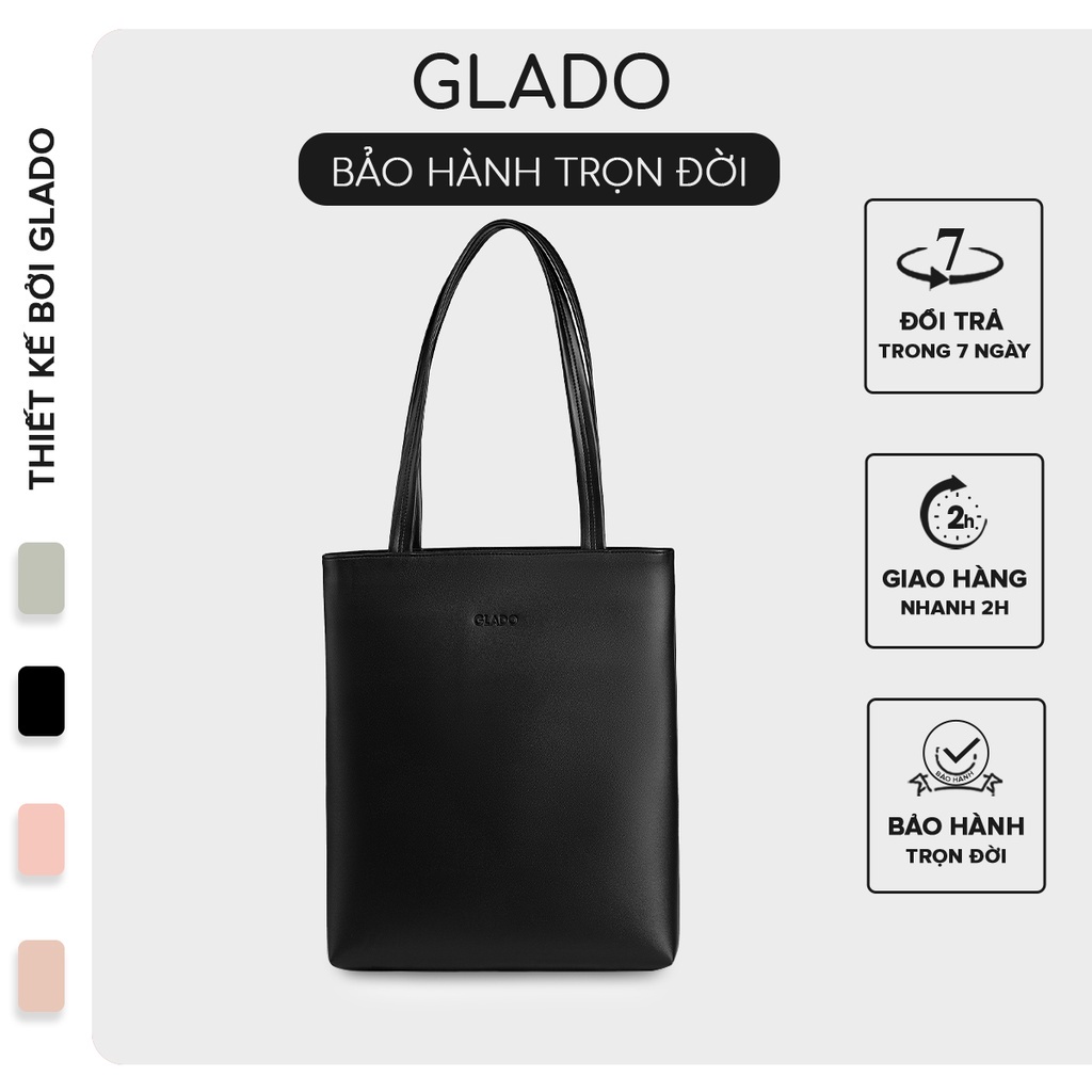 Túi xách nữ basic thời trang Glado nhiều màu TG002