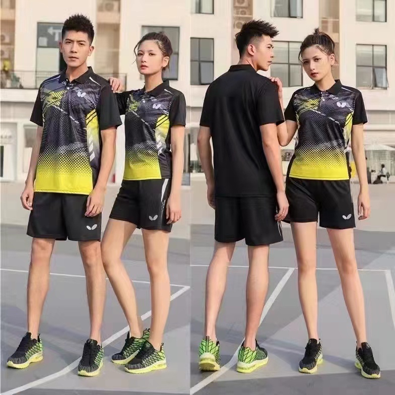 Bộ Đồng Phục Chơi Bóng Bàn Thoáng Khí Mau Khô Cho Cặp Đôi