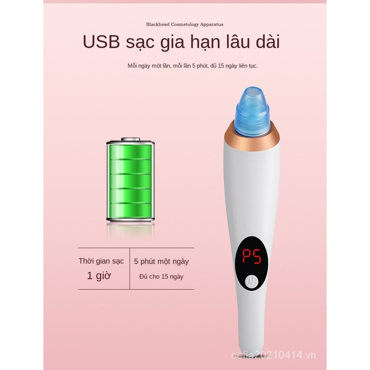 New Blackhead Remover Pore Cleanser Gadget Electric Beauty Instrument Facial Pore Cleaning Household