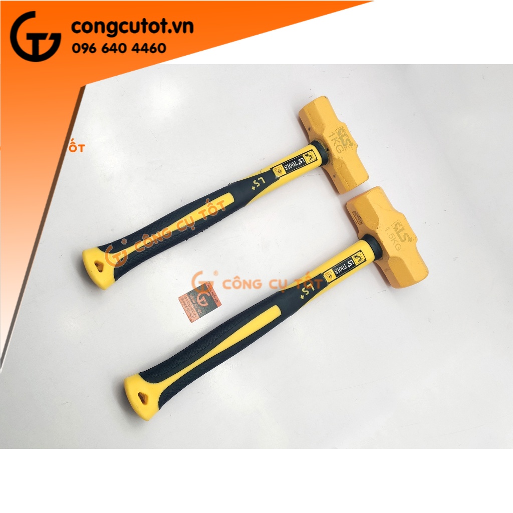 Búa lục giác cán nhựa LS+ (1kg-1,5kg 2kg)