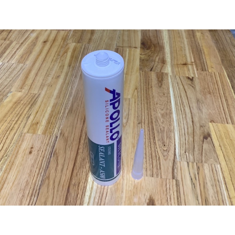 Keo SILICON Apolo A500 đen / trắng sữa hàng chính hãng