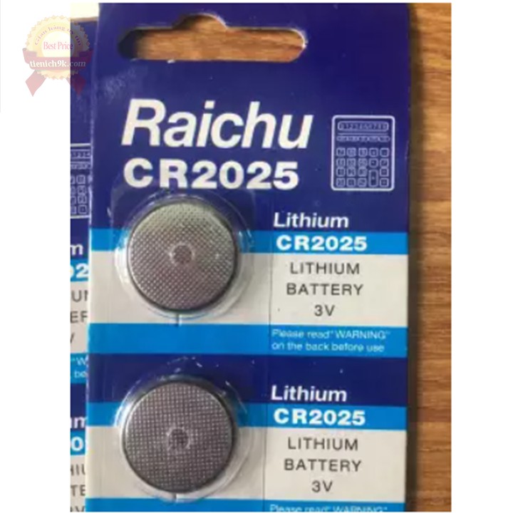 Pin CR2025 cmos 3v lithium battery cho máy tính chìa khóa ô tô đa năng Lẻ 1 viên