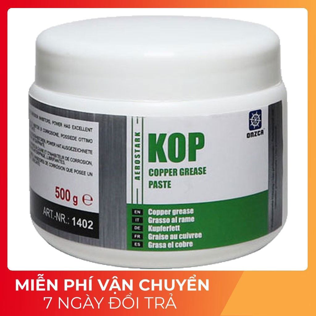 MỠ BÒ ĐỒNG CHỊU NHIỆT CAO ĐẾN 1100 ĐỘ C, DẠNG ĐẶC MC1401 ONZCA KOP COPPER GREASE PASTE 500G