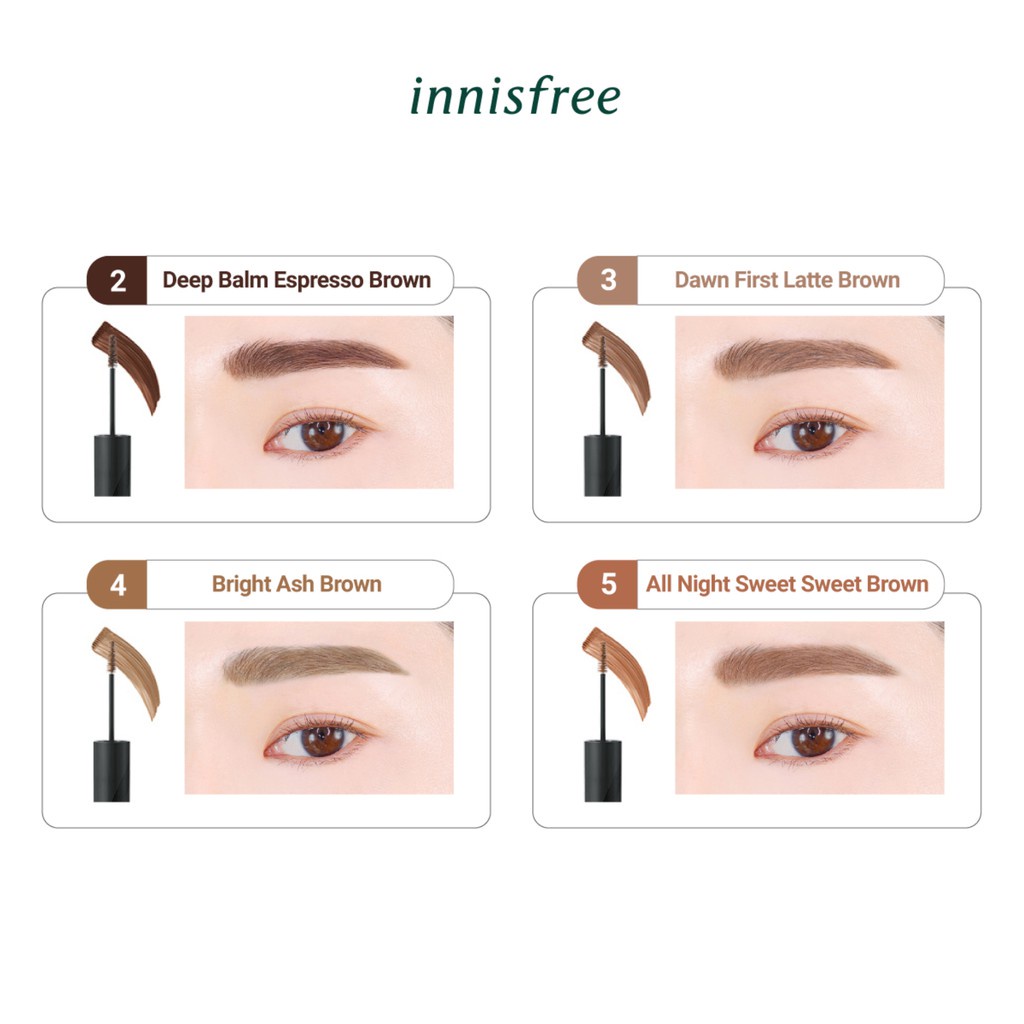 Mascara chân mày siêu mảnh innisfree Skinny Brow Mascara 4g