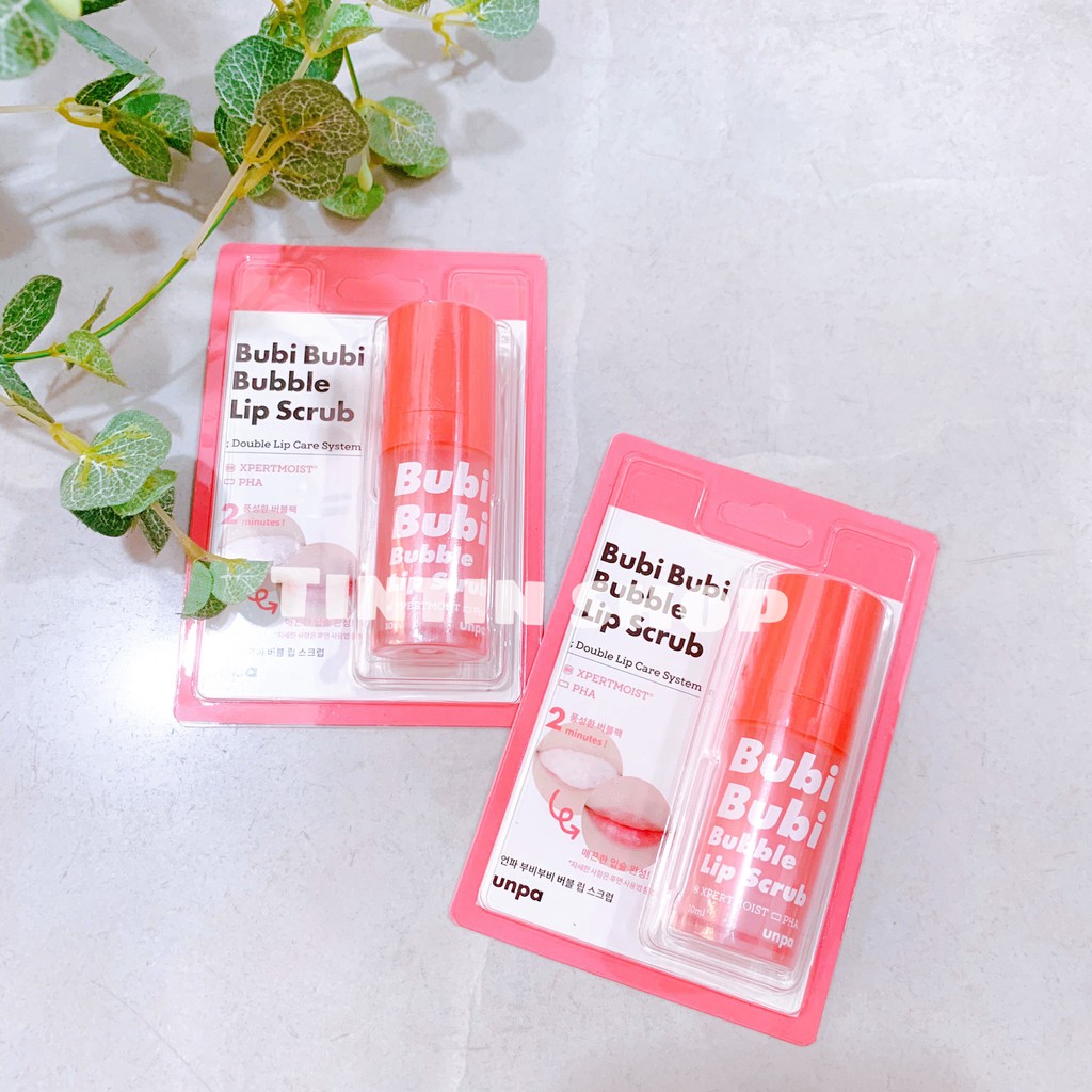 Tẩy Da Chết Môi Dạng Sủi bọt, Thải Độc Chì trong Son môi UNPA BUBI BUBI LIP Mẫu Mới | BigBuy360 - bigbuy360.vn