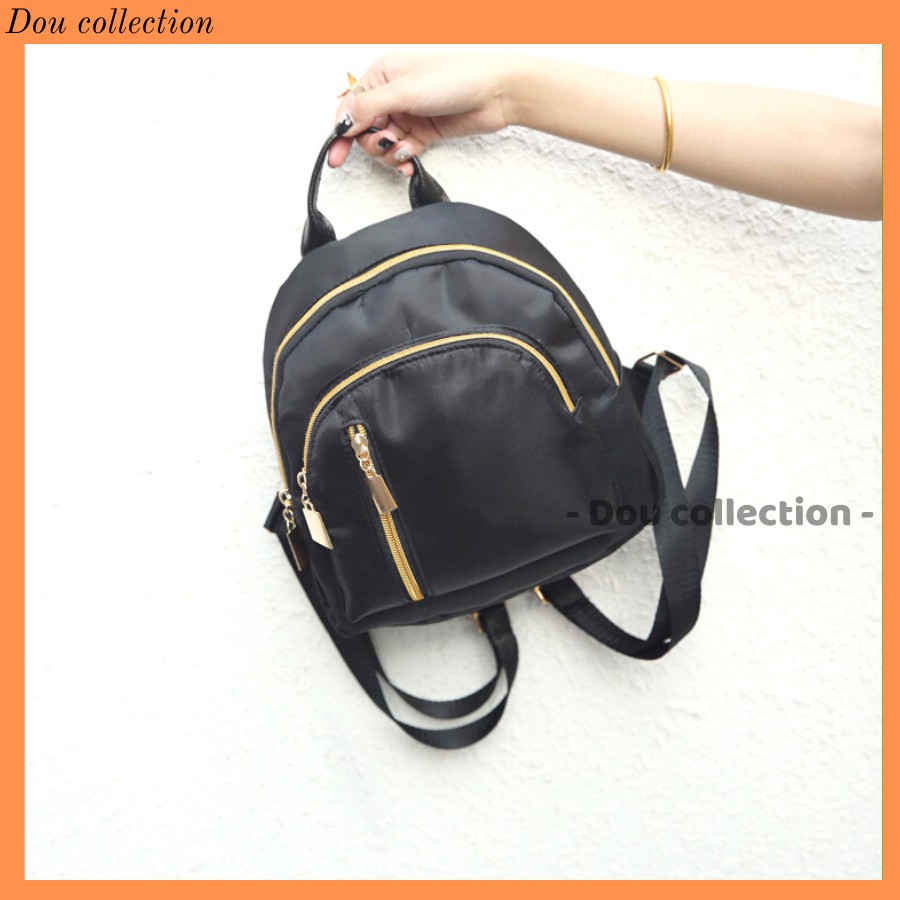Ba Lô Nữ Đen Nhỏ Xinh Dễ Thương Phong Cách Hàn Quốc - Mã XT047