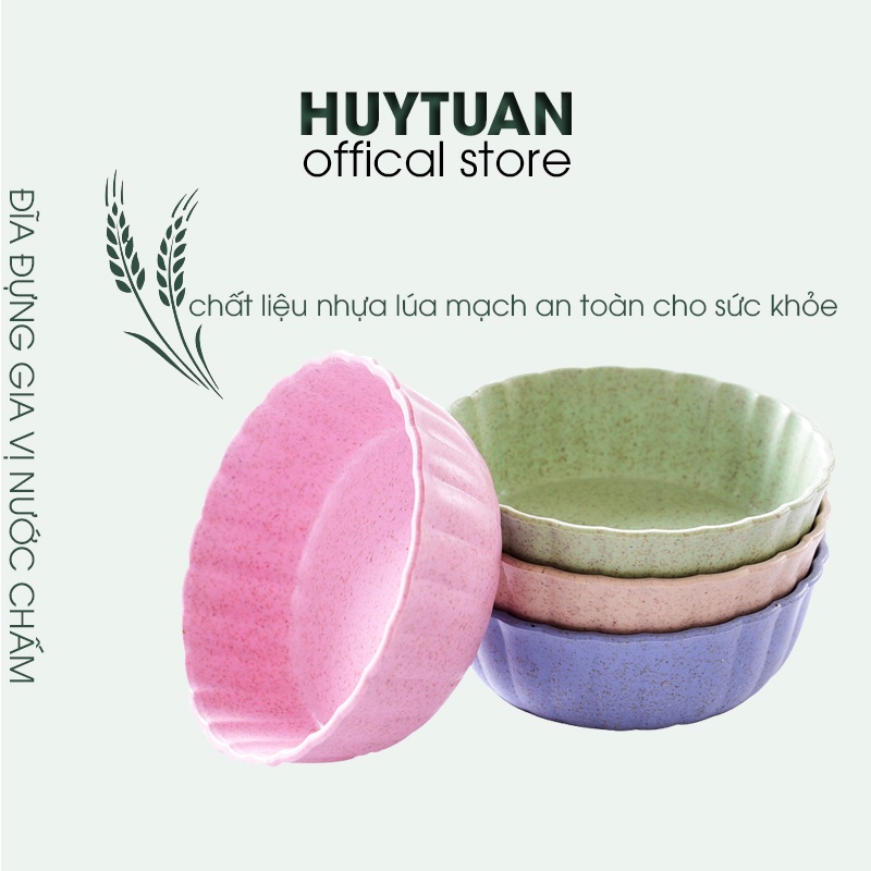 Đĩa Đựng Gia Vị Nhiều Mẫu - Đĩa Đựng Gia Vị Lúa Mạch Nhiều Hình
